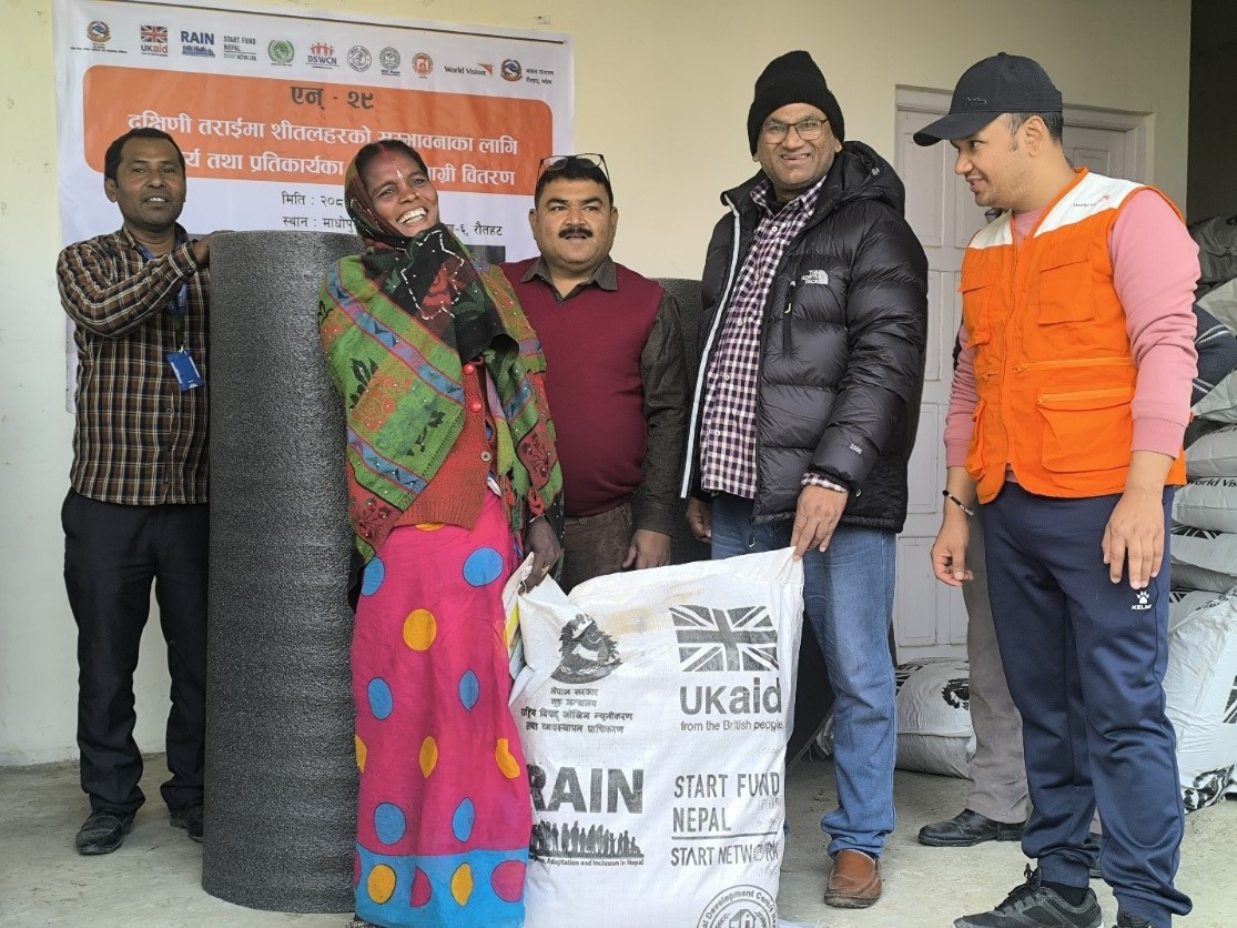 Humanitarian Support Reaches Vulnerable Families in Madhesh Amid Cold Wave by RDC Nepal